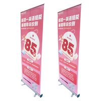 Thickened Aluminum Alloy Roll-Up Banner Stand for Indoor Advertising Posters