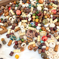 New Chinese Style Mixed Rice Bead Resin Ceramic Beads for DIY Bracelets and Necklaces