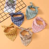 Korean Style Polka Dot Print Kids Scarf for Boys & Girls, Baby & Pet Neck Warmer