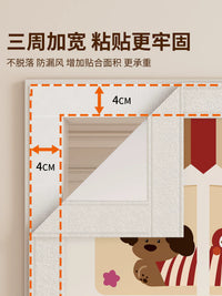 Magnetic Thermal Insulated Door Curtain with Hook & Loop Fastener for Privacy and Draft Control