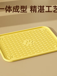 Silicone Cat Litter Mat with Sand Filtering and Splash Prevention