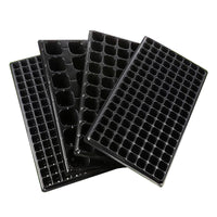 Seedling Starter Trays with 72/105/50 Cells, Thickened Plastic Nursery Planter Flats for Horticulture and Forestry