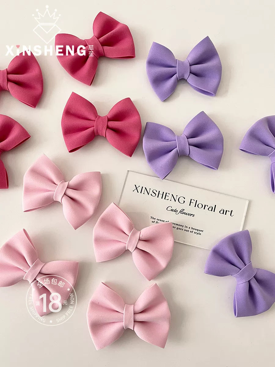 XinSheng Creative Bubble Cotton Bowknot Flower Bouquet DIY Material
