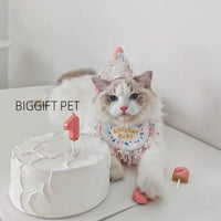 Pet Birthday Strawberry Donut Number Candle Set for Cats and Dogs, Cute Cartoon Cake Dessert Party Decoration