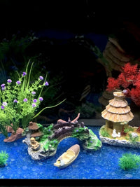 Aquarium Resin Bridge Ornament for Fish Tank Landscaping