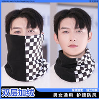 Winter Warm Double-Layer Knitted Neck Gaiter for Men and Women