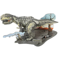 3D Dinosaur Scene Puzzle Model for Kids, DIY Assembly Educational Toy