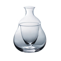 Japanese Style Double-Walled Ice Wine Decanter & Warmer for Sake, Whiskey, Coffee - All-Season Use