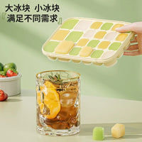 22-Grid Silicone Ice Pop and Ice Cream Mold with Lid, Food-Grade Ice Maker for Home Use, Ice Cube Tray