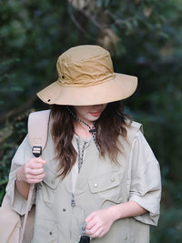 Quick-Dry Outdoor Sun Hat for Hiking, Camping, Fishing - Unisex Breathable UV Protection Bucket Hat