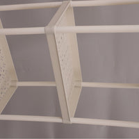 Slim Plastic Bathroom Storage Tower with Wheels for Laundry Room and Narrow Spaces