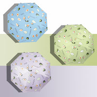 Cartoon UV Protection Folding Umbrella for Sun and Rain with Custom Logo Printing