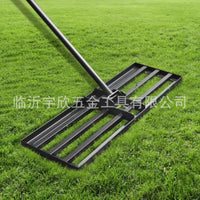 Stainless Steel Golf Course Leveling Rake for Lawn and Garden Soil