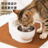 Pet Toilet-Shaped Water Dispenser for Cats and Dogs, Automatic Drinking Fountain Bowl