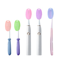 Portable Silicone Toothbrush Holder Travel Case with Hook or Standard Design