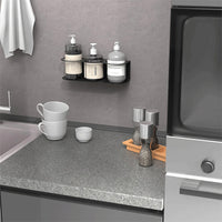 Wall-Mounted Spray Bottle Holder Heavy-Duty Metal Storage Rack for Garage & Workshop