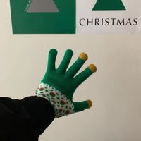 Women's Winter Warm Touchscreen Knitted Gloves for Cycling and Daily Wear