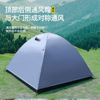 3-5 Person Double Layer Manual Pop-Up Tent for Outdoor Camping, Hiking, and Backpacking