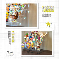 Acrylic Clear Multi-layer Stair Display Stand for Figures, Models, Blind Boxes, and Perfumes