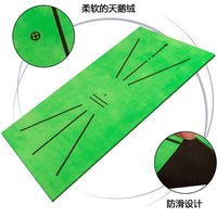 Golf Hitting Mat Indoor Practice Aid with Tee Holes