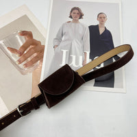 Korean Ins Style Mini Waist Bag for Women, Fashionable Versatile Belt Pouch for Dresses and Pants