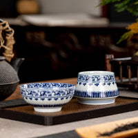 Jingdezhen Celadon Tealeaf Filter Set with Lotus Pattern for Kung Fu Tea Ceremony