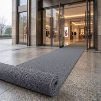 Commercial Entrance Dust Control Mat Customizable PVC Coil Floor Mat Non-Slip Welcome Carpet