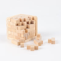 Wooden T54 Magic Cube Puzzle Toy for Adults, Classic Brain Teaser Lock