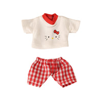 BJD Doll Clothes KT Plaid Casual Outfit Set