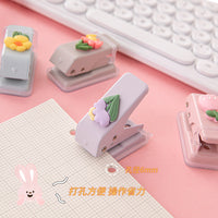 Cute Flower Mini Puncher for DIY Handcrafts and Scrapbooking, Single Hole, Effort-Saving
