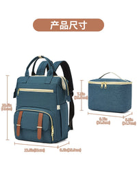 Women's Large Capacity Insulated Lunch Backpack for Work, Picnic & Outdoor Camping