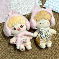 Doll Clothes Accessories: 20cm Cotton Doll Cat/Rabbit Earmuffs & Scarves