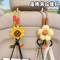 Car Seat Headrest Hooks for Bags and Organizers, Multi-functional Vehicle Backseat Hanger