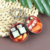 Miniature Sushi Platter Keychain / Charm