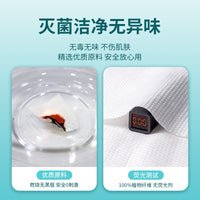 Disposable Plant Fiber Bath Towel and Face Towel Set for Travel and Hotel Use