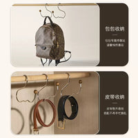Multi-functional Hat and Bag Organizer Hanger for Closet