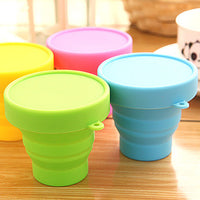 Collapsible Silicone Travel Cup for Outdoor Activities, Portable and Retractable