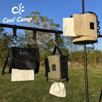 Outdoor Camping Roll Paper Holder Portable Tissue Dispenser Bag for Picnic and Hanging