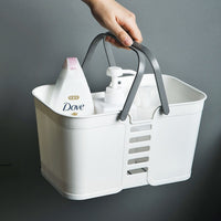 Portable Plastic Shower Caddy Basket for Bathroom Toiletries and Storage