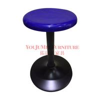 Adjustable Metal Swivel Stool for Lab, Workshop, or Salon