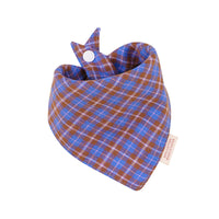 Baby 100% Cotton Bandana Bibs with Snap Closure, Double-Layer Absorbent Drool Bibs for Newborns and Infants