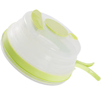 Microwave Splatter Cover Foldable Heat Resistant Food Cover for Heating and Keeping Warm