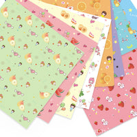 Origami Paper Single-Sided Printed Square Sheets for Crafts