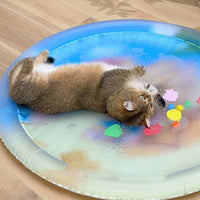 Pet Cooling Water Mat for Cats and Dogs - Tear-Resistant Summer Sleep Pad
