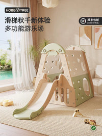 Kids Indoor/Outdoor Climbing Frame with Slide and Swing Set