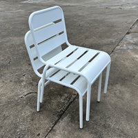 Modern Outdoor Patio Bistro Set Wrought Iron Balcony Table and Chairs