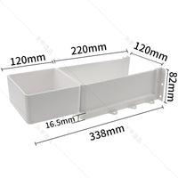 U-Shaped Drain Pipe Seal Ring for Bathroom Cabinet Sink Openings