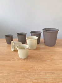 Succulent Planter Pot, Japanese Style Plastic Flower Pot for Haworthia and Cactus, Thickened Round Design