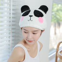 Quick Dry Hair Towel Cap for Kids and Adults, Absorbent Microfiber with Cute Animal Designs