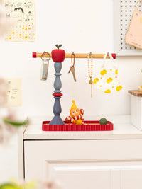 Aying Dopamine Perfume Display Tray with Key Holder and Jewelry Organizer